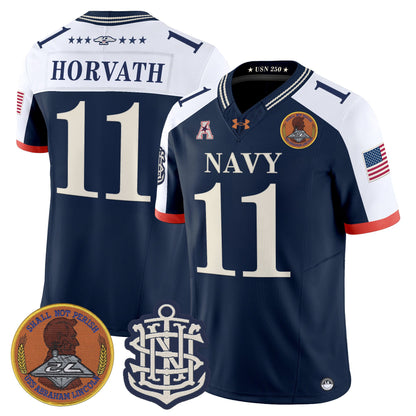 Men's Navy Midshipmen 250th Anniversary Vapor Limited Jersey - Stitched