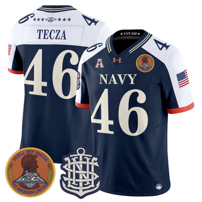 Men's Navy Midshipmen 250th Anniversary Vapor Limited Jersey - Stitched