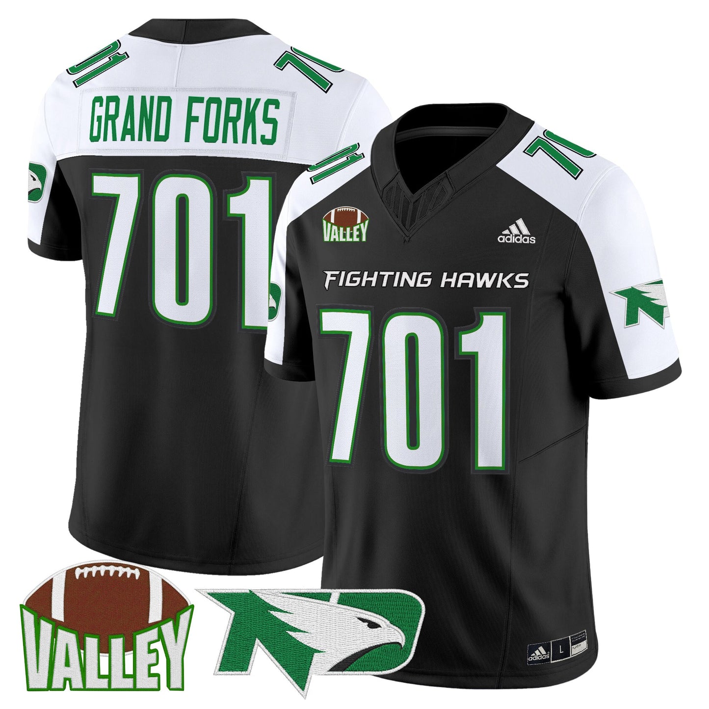 Men's North Dakota Fighting Hawks 2025 Vapor Limited Jersey - All Stitched