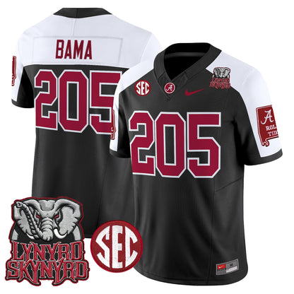 Men's Alabama Crimson Tide x Lynyrd Skynyrd Vapor Limited Jersey - Alabama Map - All Stitched