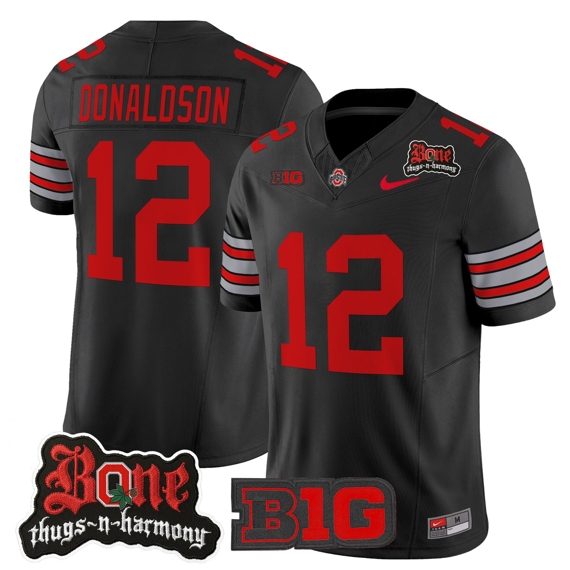 Men's Ohio State Buckeyes x Bone Thugs-N-Harmony Vapor Limited Jersey - Heritage Stripe Edition - All Stitched