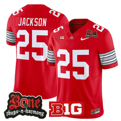 Men's Ohio State Buckeyes x Bone Thugs-N-Harmony Vapor Limited Jersey - Heritage Stripe Edition - All Stitched