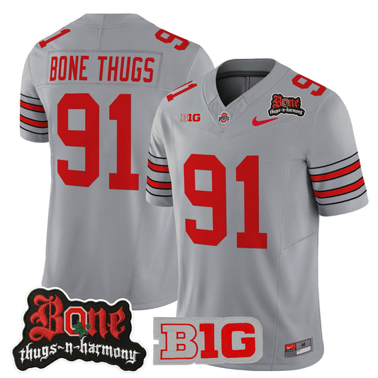 Men's Ohio State Buckeyes x Bone Thugs-N-Harmony Vapor Limited Jersey - Heritage Stripe Edition - All Stitched
