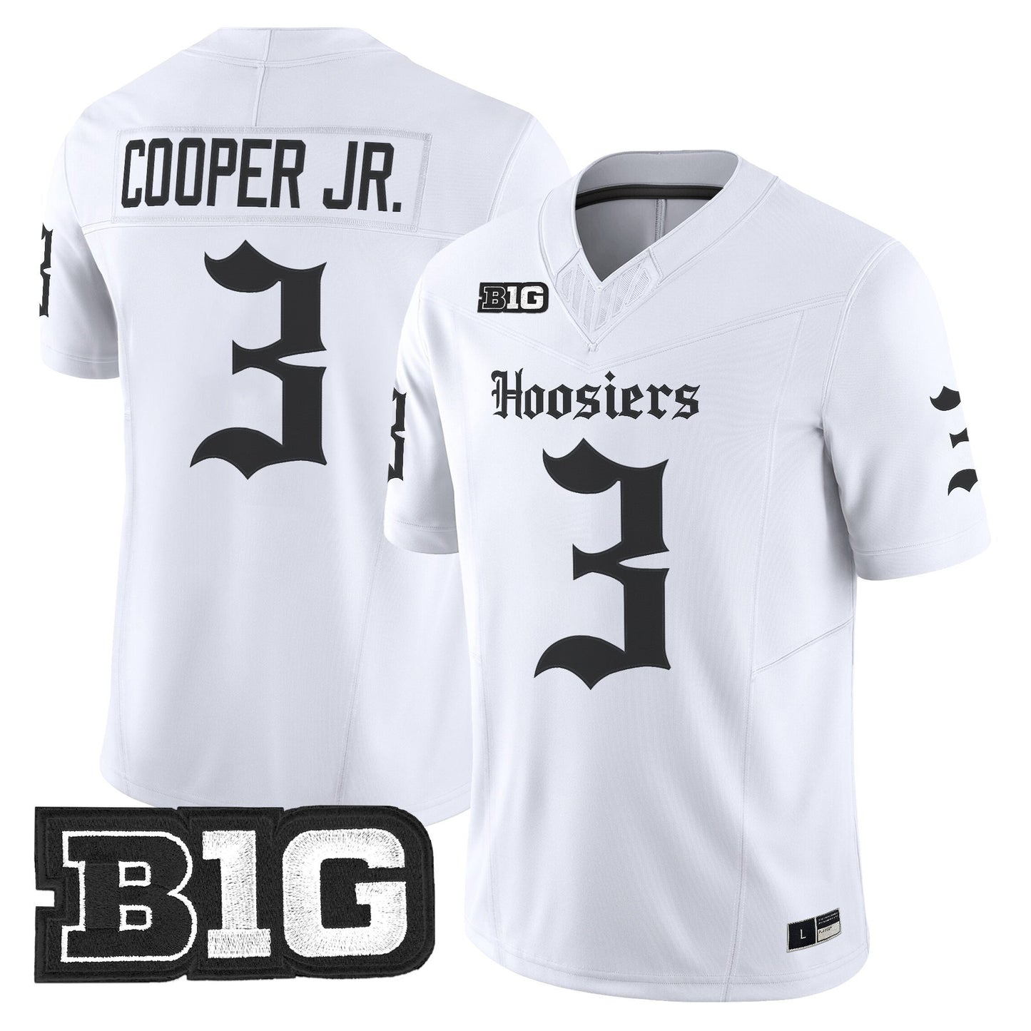 Men's Indiana Hoosiers 'Gothic Edition' Vapor Limited Jersey - All Stitched