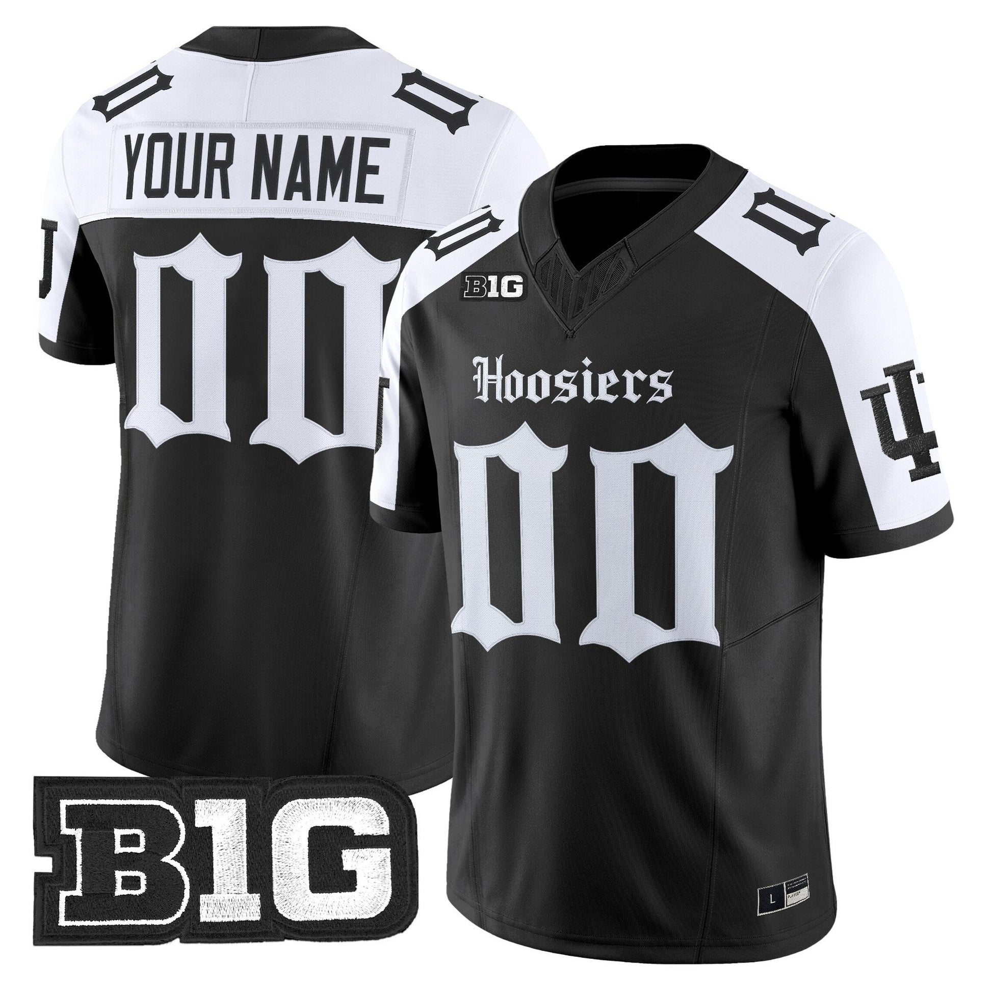 Indiana Hoosiers 'Gothic Edition' Vapor Limited Custom Jersey - All Stitched