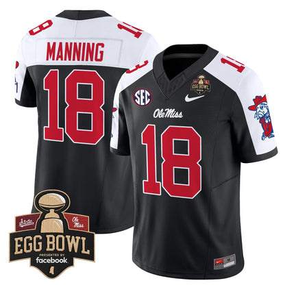 Men's Ole Miss Rebels 2025 Egg Bowl Vapor Limited Jersey - All Stitched