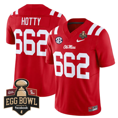 Men's Ole Miss Rebels 2025 Egg Bowl Vapor Limited Jersey - All Stitched