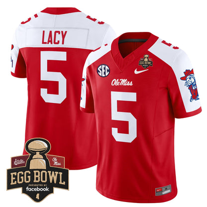 Men's Ole Miss Rebels 2025 Egg Bowl Vapor Limited Jersey - All Stitched