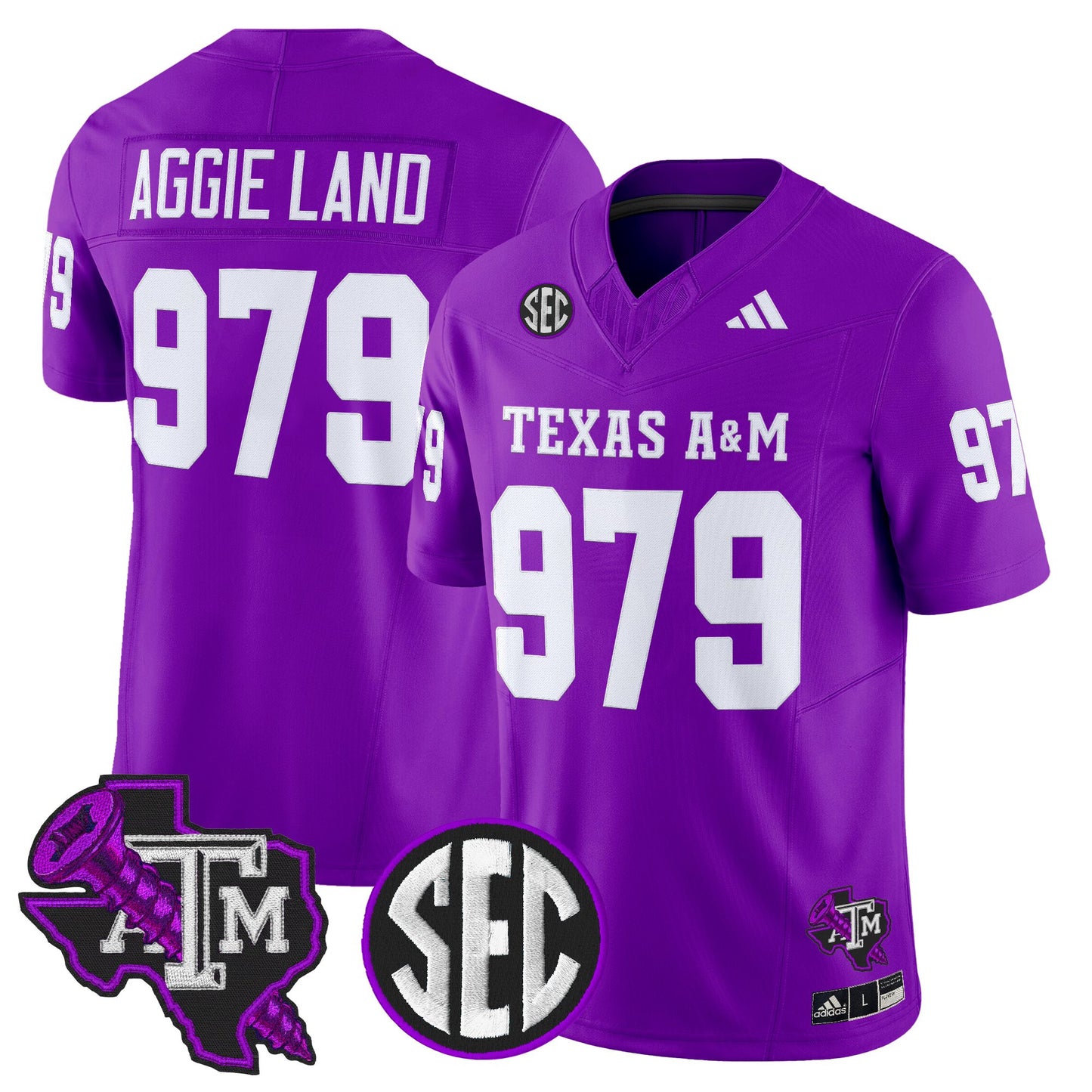 Men's Texas A&M Aggies DJ Screw Vapor Limited Jersey - All Stitched