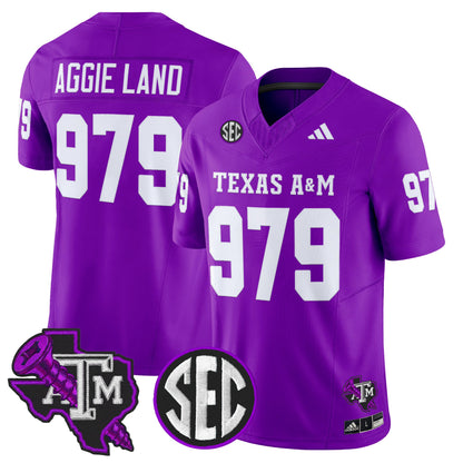 Men's Texas A&M Aggies DJ Screw Vapor Limited Jersey - All Stitched