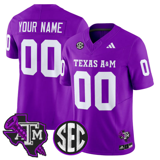 Texas A&M Aggies DJ Screw Vapor Limited Custom Jersey - All Stitched