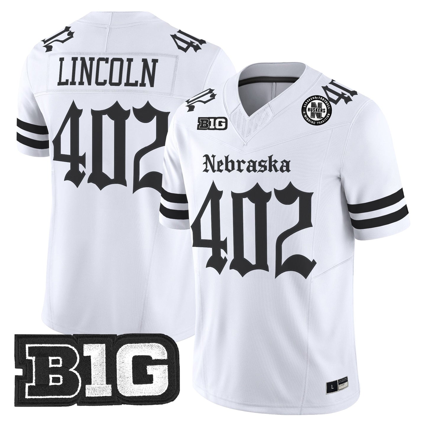 Men's Nebraska Cornhuskers 'Gothic Edition' Vapor Limited Jersey - All Stitched