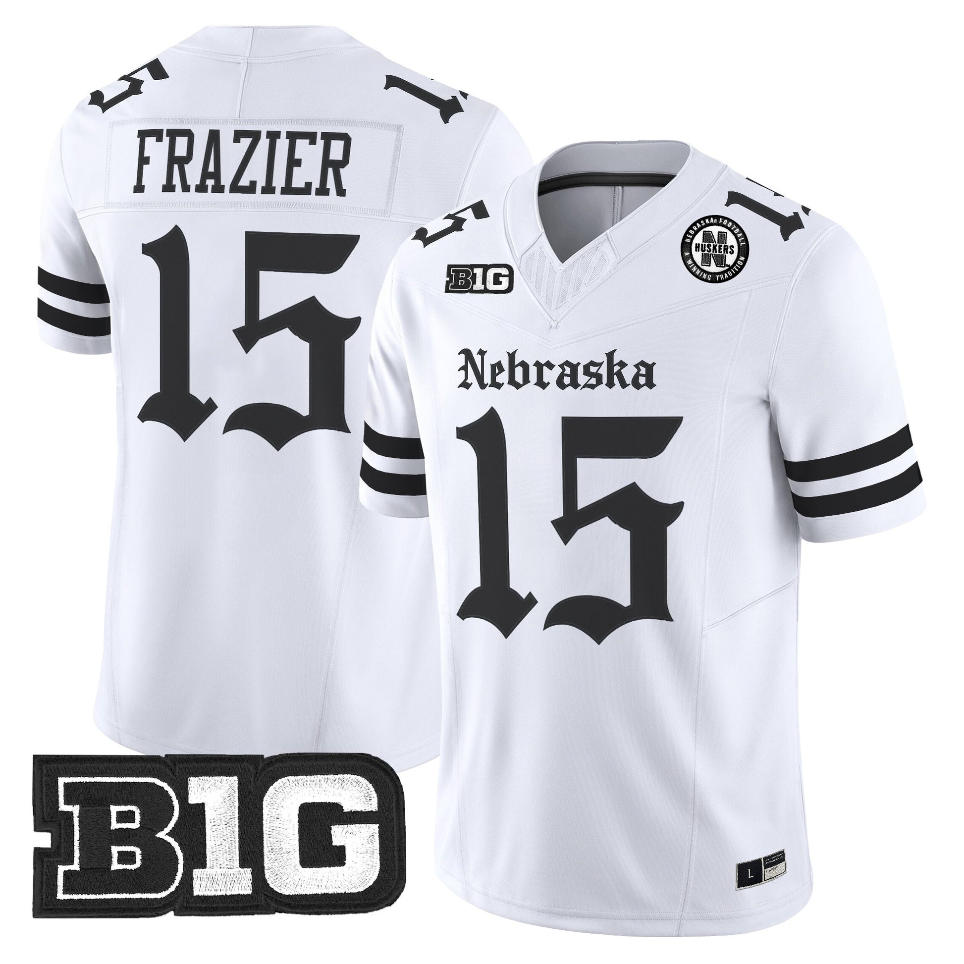 Men's Nebraska Cornhuskers 'Gothic Edition' Vapor Limited Jersey - All Stitched