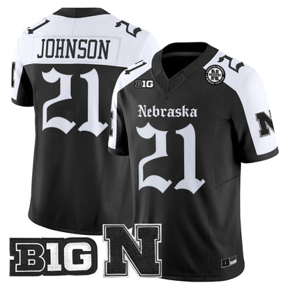 Men's Nebraska Cornhuskers 'Gothic Edition' Vapor Limited Jersey - All Stitched