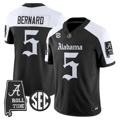 Men's Alabama Crimson Tide 'Gothic Edition' Vapor Limited Jersey - Alabama Map - All Stitched
