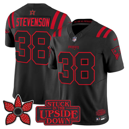 New England Patriots 'Stranger Things Edition' Vapor Limited Jersey - All Stitched