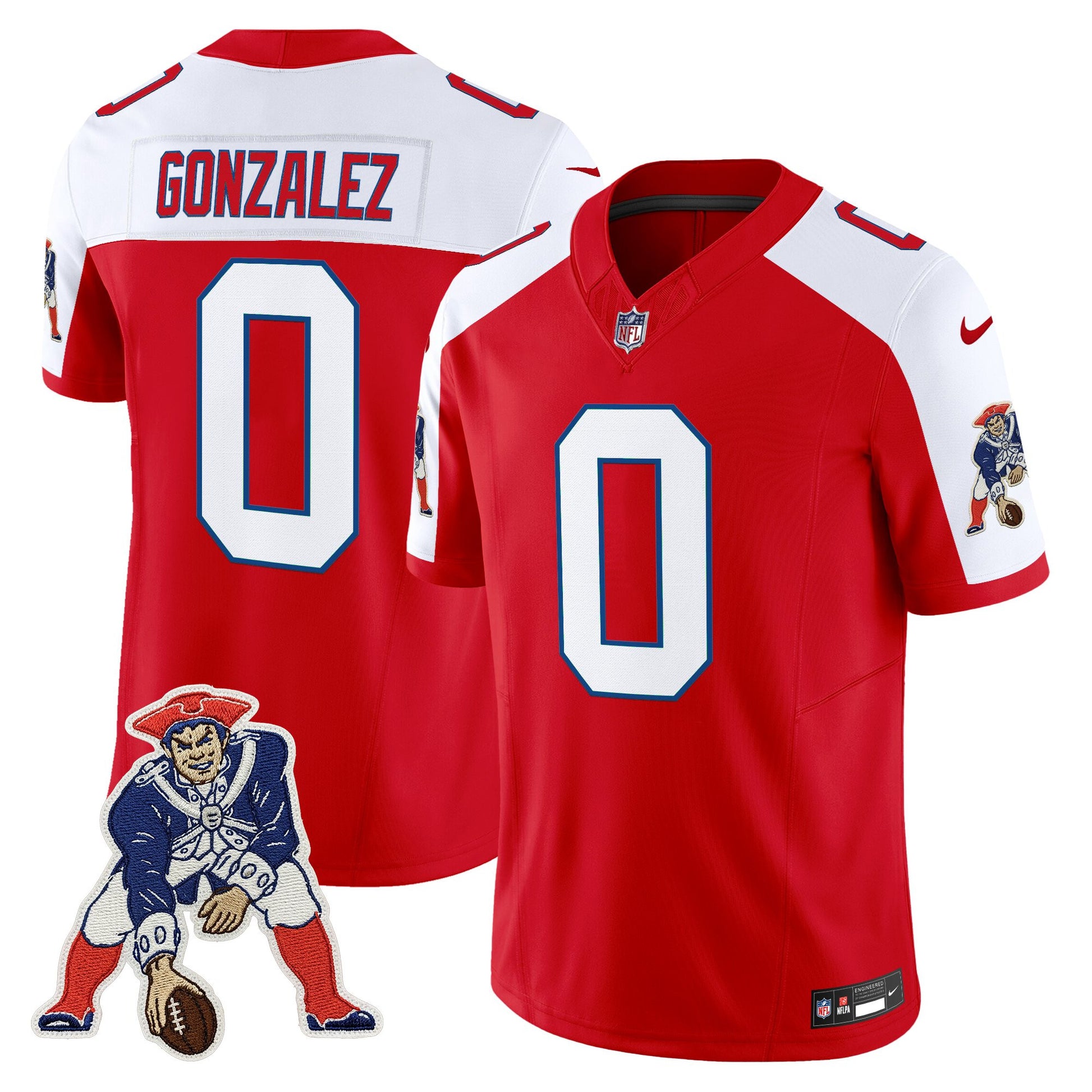 Men's New England Patriots Throwback Vapor Limited Jersey - All Stitched