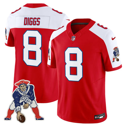 Men's New England Patriots Throwback Vapor Limited Jersey - All Stitched