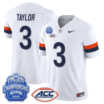 Men's Virginia Cavaliers 2025 ACC Championship Vapor Limited Jersey - All Stitched