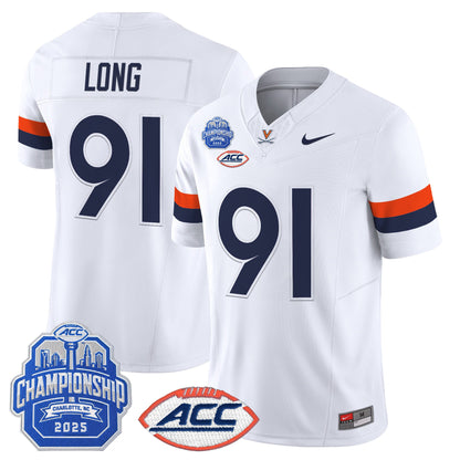 Men's Virginia Cavaliers 2025 ACC Championship Vapor Limited Jersey - All Stitched