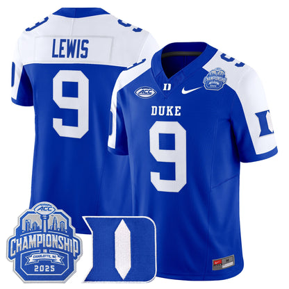 Men's Duke Blue Devils 2025 ACC Championship Vapor Limited Jersey - All Stitched
