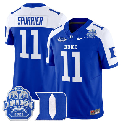 Men's Duke Blue Devils 2025 ACC Championship Vapor Limited Jersey - All Stitched