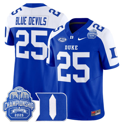 Men's Duke Blue Devils 2025 ACC Championship Vapor Limited Jersey - All Stitched