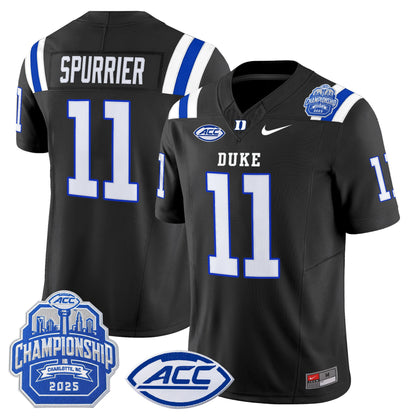 Men's Duke Blue Devils 2025 ACC Championship Vapor Limited Jersey - All Stitched
