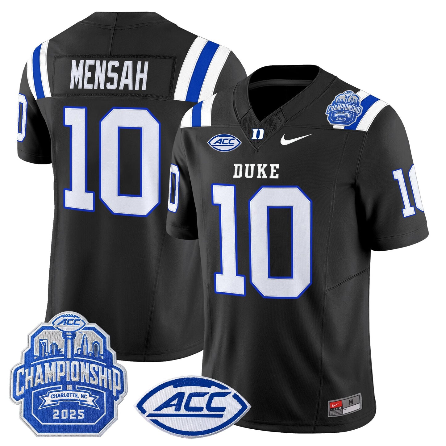Men's Duke Blue Devils 2025 ACC Championship Vapor Limited Jersey - All Stitched