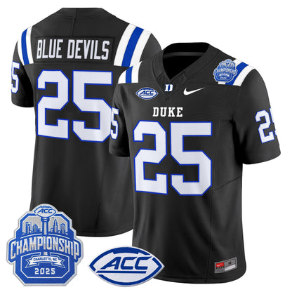Men's Duke Blue Devils 2025 ACC Championship Vapor Limited Jersey - All Stitched