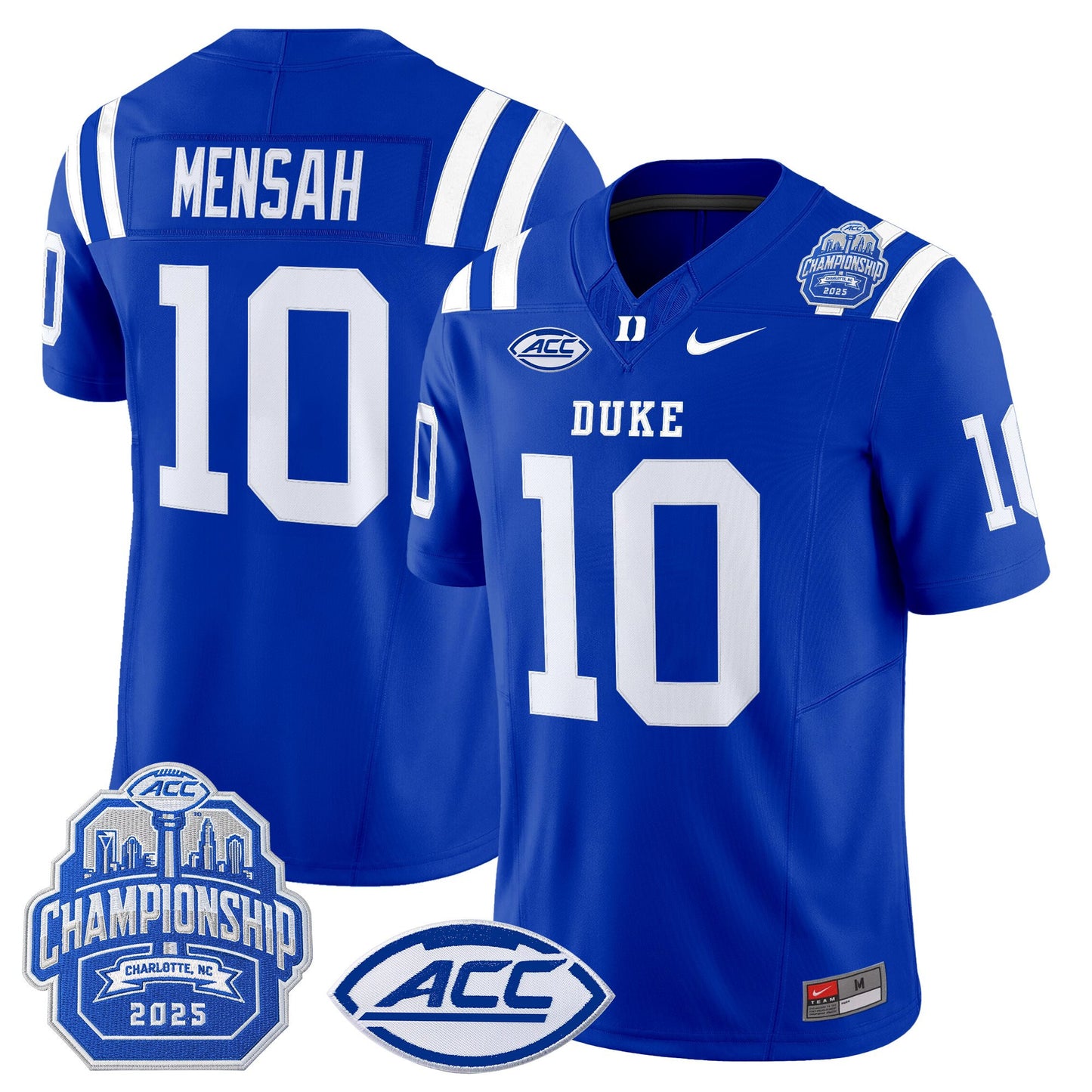 Men's Duke Blue Devils 2025 ACC Championship Vapor Limited Jersey - All Stitched