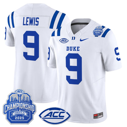 Men's Duke Blue Devils 2025 ACC Championship Vapor Limited Jersey - All Stitched