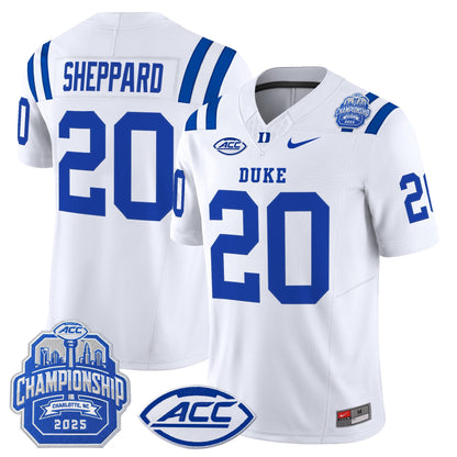 Men's Duke Blue Devils 2025 ACC Championship Vapor Limited Jersey - All Stitched