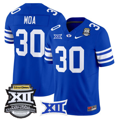 Men's BYU Cougars 2025 Big 12 Championship Vapor Limited Jersey - All Stitched