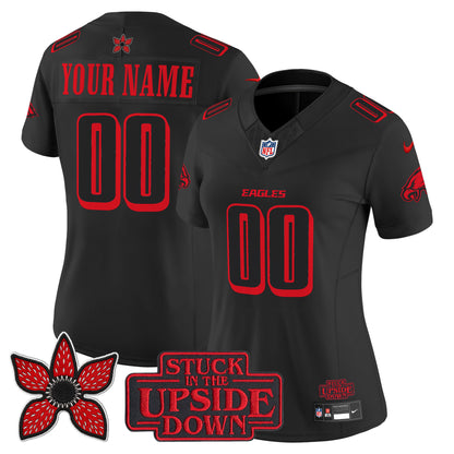Philadelphia Eagles 'Stranger Things Edition' Vapor Limited Custom Jersey - All Stitched