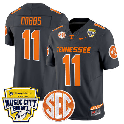 Men's Tennessee Volunteers 2025 Music City Bowl Vapor Limited Jersey - All Stitched