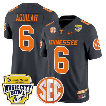 Men's Tennessee Volunteers 2025 Music City Bowl Vapor Limited Jersey - All Stitched