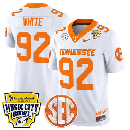 Men's Tennessee Volunteers 2025 Music City Bowl Vapor Limited Jersey - All Stitched