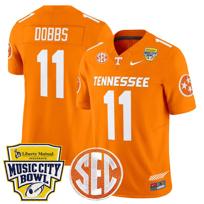 Men's Tennessee Volunteers 2025 Music City Bowl Vapor Limited Jersey - All Stitched