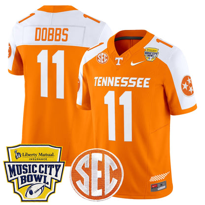 Men's Tennessee Volunteers 2025 Music City Bowl Vapor Limited Jersey - All Stitched