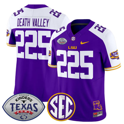 Men's LSU Tigers 2025 Texas Bowl Vapor Limited Jersey - All Stitched