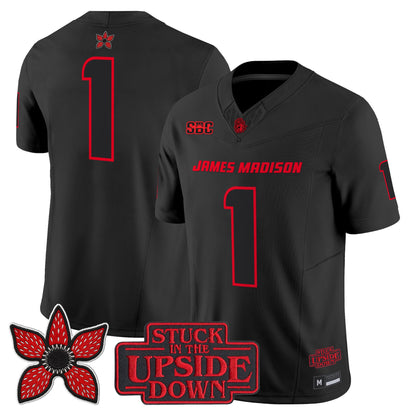 James Madison Dukes 'Stranger Things Edition' Vapor Limited Jersey - All Stitched