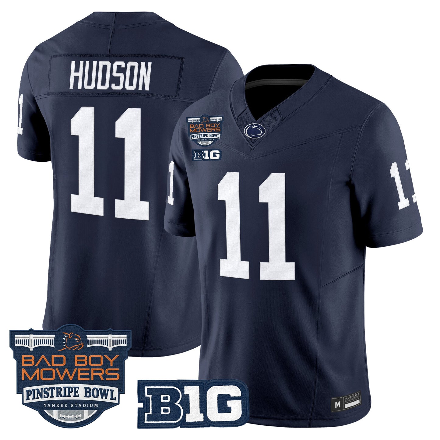 Men's Penn State Nittany Lions 2025 Pinstripe Bowl Vapor Limited Jersey V2 - All Stitched