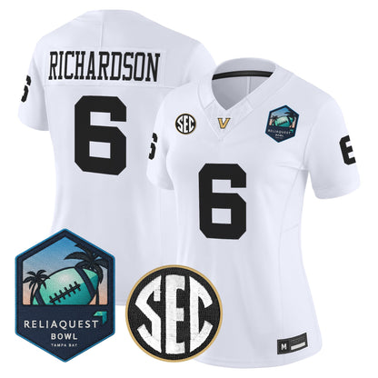 Women's Vanderbilt Commodores 2025 ReliaQuest Bowl Vapor Limited Jersey - All Stitched