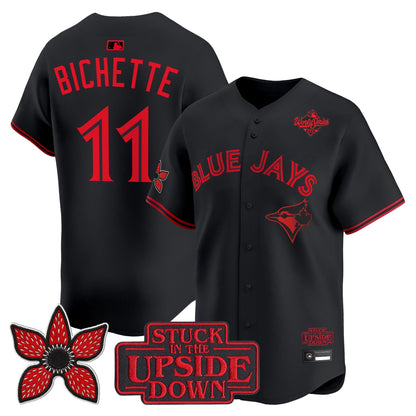 Toronto Blue Jays 'Stranger Things Edition' Vapor Premier Limited Jersey - All Stitched