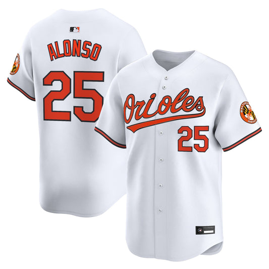 #25 Pete Alonso Baltimore Orioles Vapor Premier Limited Jersey – All Stitched