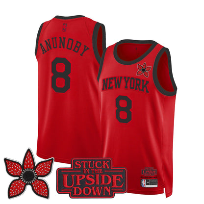 Men's New York Knicks 'Stranger Things Edition' Swingman Jersey - All Stitched