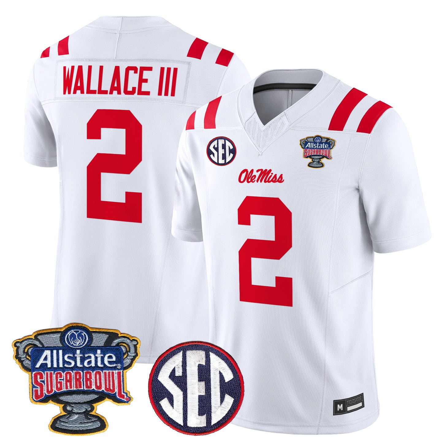 Ole Miss Rebels 2026 Sugar Bowl Vapor Limited Jersey - All Stitched