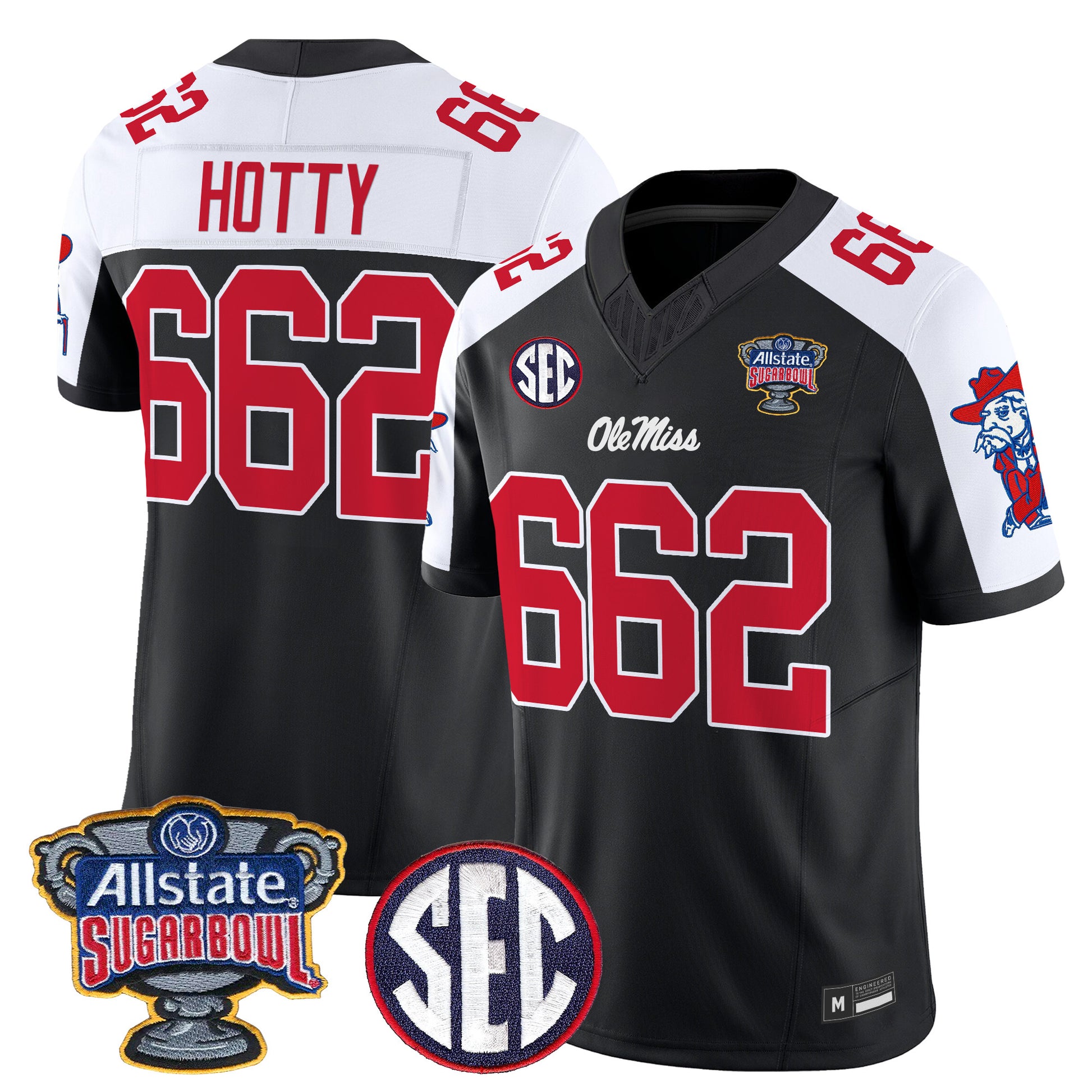 Ole Miss Rebels 2026 Sugar Bowl Vapor Limited Jersey - All Stitched