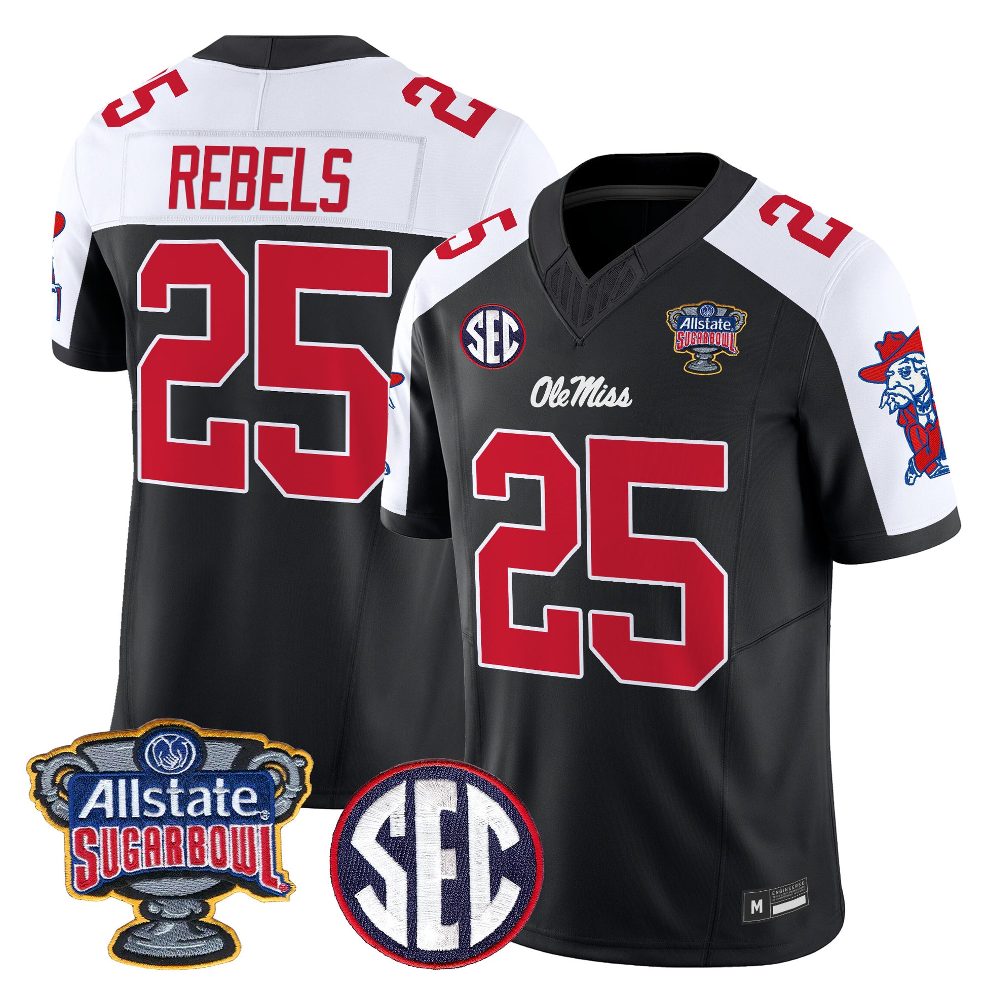 Ole Miss Rebels 2026 Sugar Bowl Vapor Limited Jersey - All Stitched
